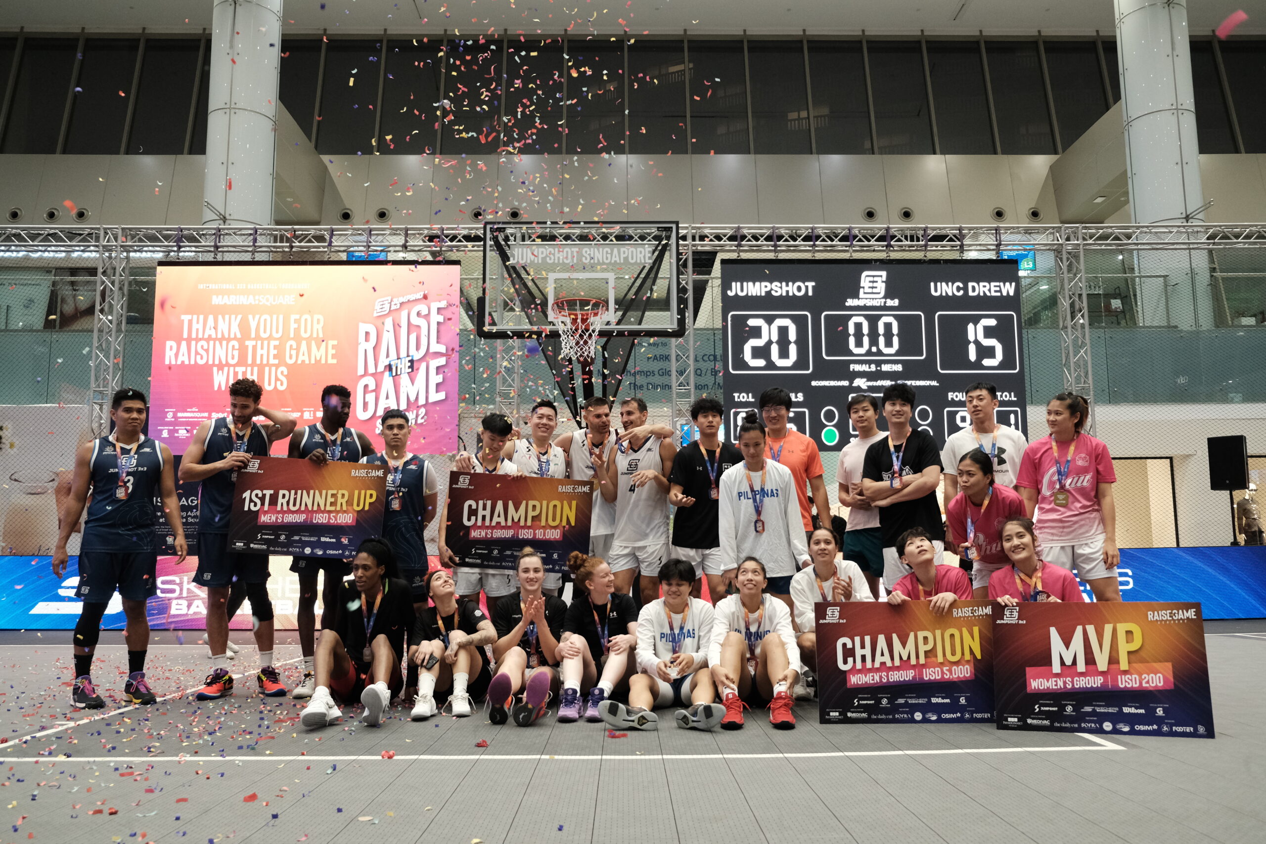 [PRESS RELEASE] Jumpshot 3×3 Season 2 Raised The Game at Marina Square, Singapore